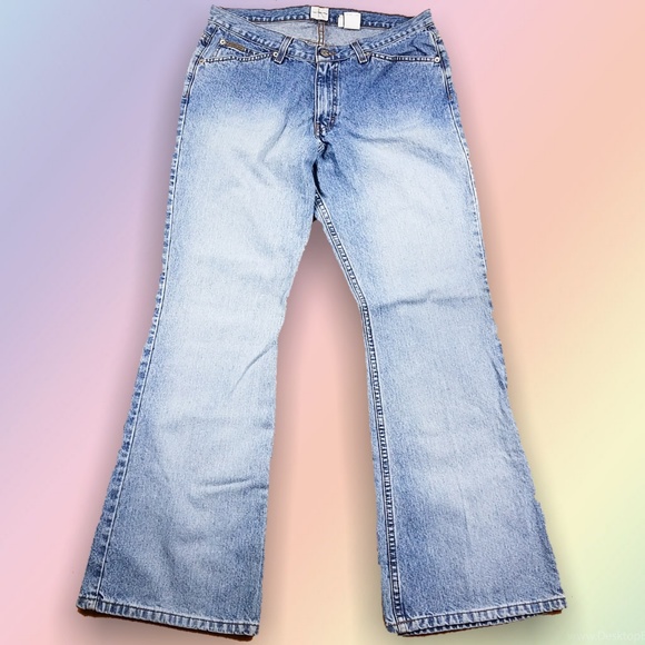 🚫SOLD🚫 VTG 90s Calvin Klein flare jeans - Picture 6 of 8